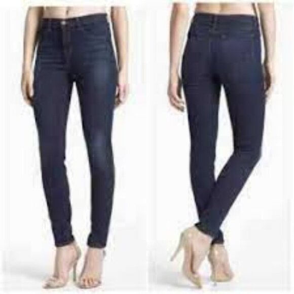 J Brand Maria Dark Wash High Rise Skinny Jean in Starless 29 - Picture 1 of 11